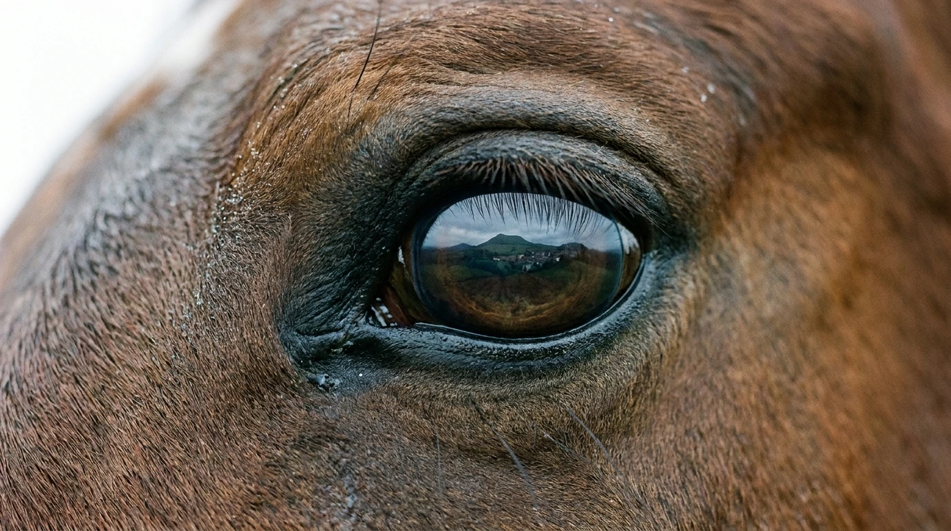 Un regard de cheval au Elevage Du Rei D 'Ouzy, Sayat